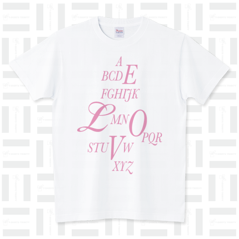 かくしきれないキモチ LOVE pink スタンダードTシャツ(5.6オンス)