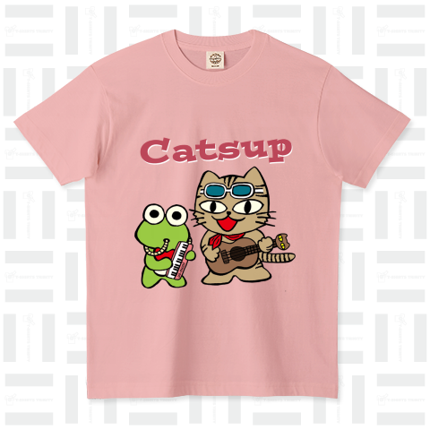 catsup メインカラー オーガニックコットンTシャツ(5.3オンス)