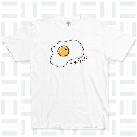 目玉焼き ベーシックTシャツ(5.0オンス)