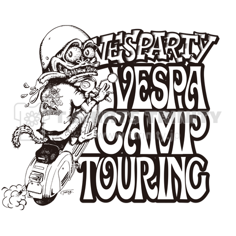 vesparty 2nd mono front