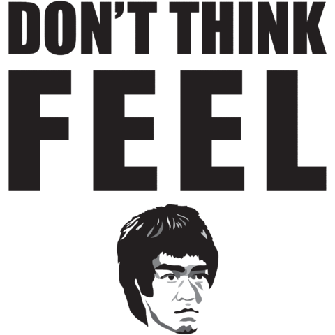 Don T Think Feel Bruce Lee デザインtシャツ通販 Tシャツトリニティ
