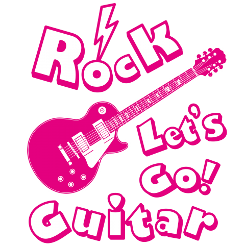レッツゴーギター ROCK Let´s Go Guitar Pink