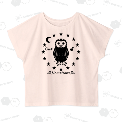 フクロウ・グッズ・モリフクロウ・イラスト・デザイン・OWL・グッズ・ウラルアウル・鳥・かわいい・Tシャツ・トートバック・鳥類・知恵の象徴・不苦労・ホームタウン・・オリジナル(C)