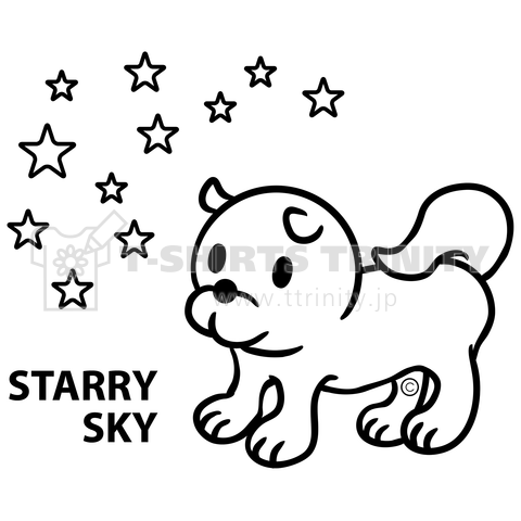 柴犬わんこ・星空を眺める・かわいい・動物・アニマル・DOG・漫画・コミカル・犬・イラスト・マンガ・オリジナル・キャラクター・ゆるい・癒し・ペット