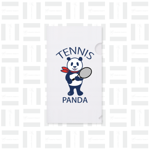 パンダ・テニス・全身・イラスト・ラケット・TENNIS・アイテム・デザイン・ガット・スポーツ・サーブ・かっこいい・かわいい・選手・画像・ボール・王子・絵・オリジナル(C)