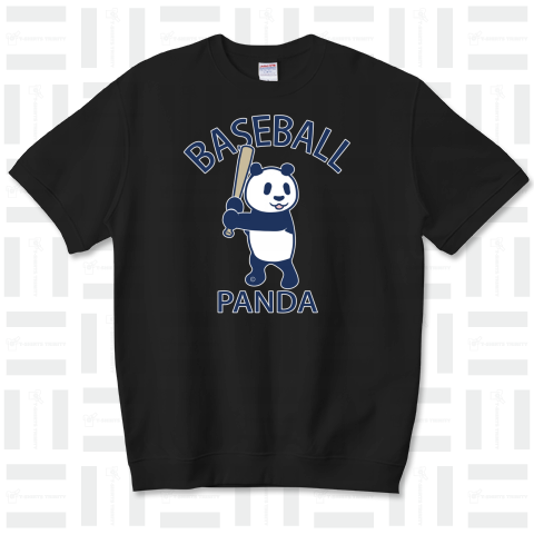 パンダ野球・ベースボール・BASEBALL・デザイン・動物・イラスト・スポーツ・PANDA・ホームラン・オリジナル(C)