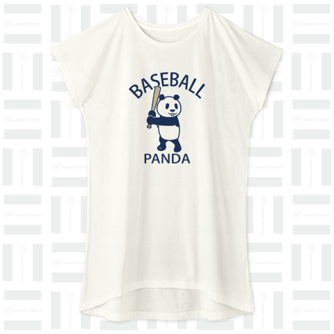 パンダ野球・ベースボール・BASEBALL・デザイン・動物・イラスト・スポーツ・PANDA・ホームラン・オリジナル(C)