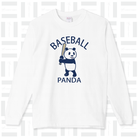 パンダ野球・ベースボール・BASEBALL・デザイン・動物・イラスト・スポーツ・PANDA・ホームラン・オリジナル(C)