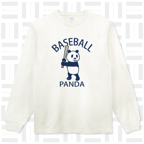 パンダ野球・ベースボール・BASEBALL・デザイン・動物・イラスト・スポーツ・PANDA・ホームラン・オリジナル(C)
