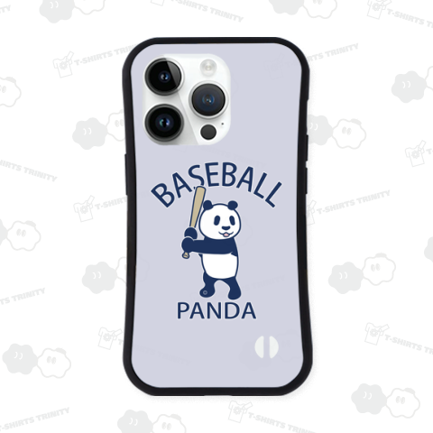 パンダ野球・ベースボール・BASEBALL・デザイン・動物・イラスト・スポーツ・PANDA・ホームラン・オリジナル(C)