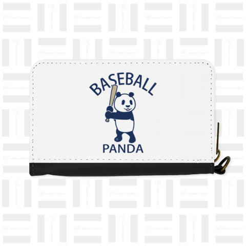 パンダ野球・ベースボール・BASEBALL・デザイン・動物・イラスト・スポーツ・PANDA・ホームラン・オリジナル(C)