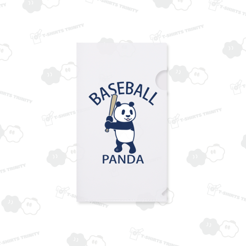 パンダ野球・ベースボール・BASEBALL・デザイン・動物・イラスト・スポーツ・PANDA・ホームラン・オリジナル(C)