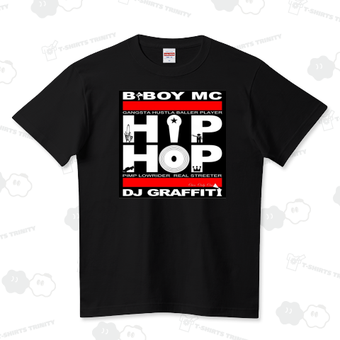 HIPHOP ハイクオリティーTシャツ(5.6オンス)