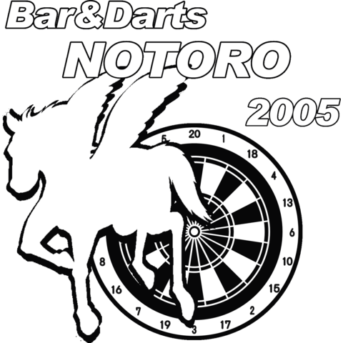 Dartsboard-whitehorse ダーツTシャツ ホワイトホース