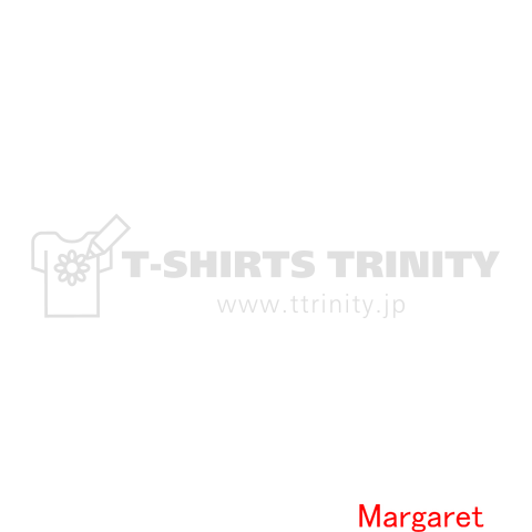 名前当て字 外国人漢字 マーガレット Margaret 真我列都 デザインtシャツ通販 Tシャツトリニティ