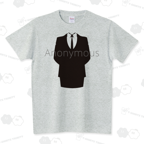 Anonymous【Black】 スタンダードTシャツ(5.6オンス)