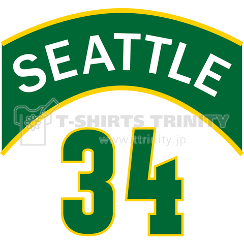 Seattle #34 ホワイト