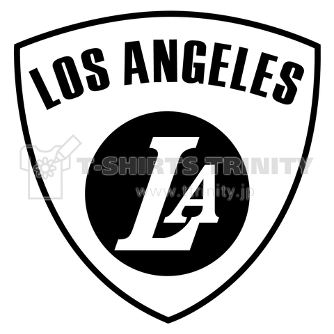 LA LOGO BLACK