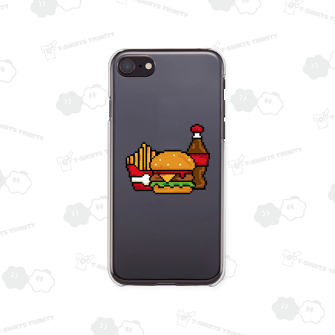 ドット絵のバーガーセット