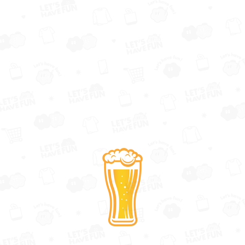 ビールはチェイサー(文字ホワイト)