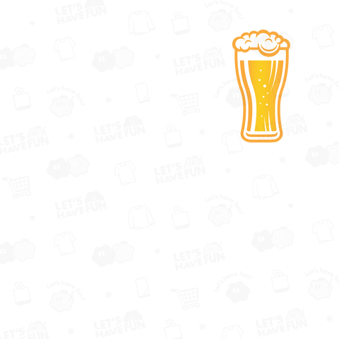 BEER CHASER (文字ホワイト)【ロゴ&文字Text kgs】