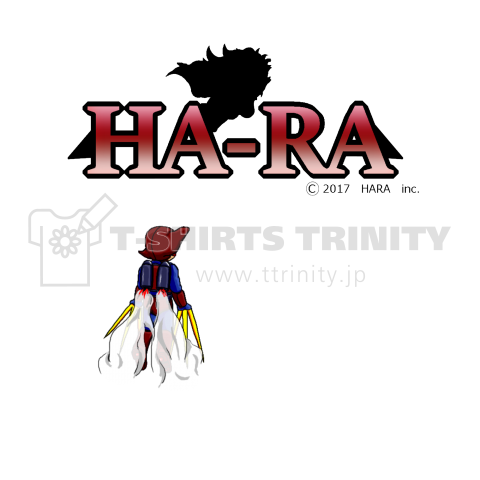 HA-RA.オリジナルTシャツHG.ミスターペー