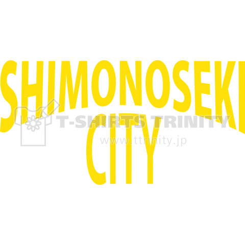 【下関市T】SHIMONOSEKI CITY(イエロー)