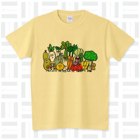 まじめな野菜達 スタンダードTシャツ(5.6オンス)