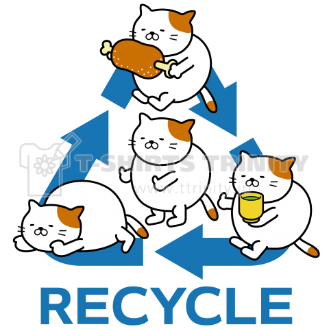 リサイクル生活の猫