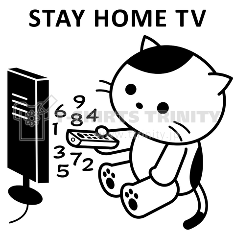 ステイホーム・テレビの猫