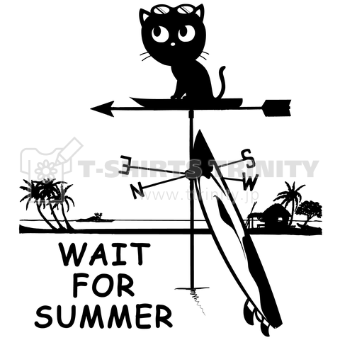 待ちわびる夏と黒猫