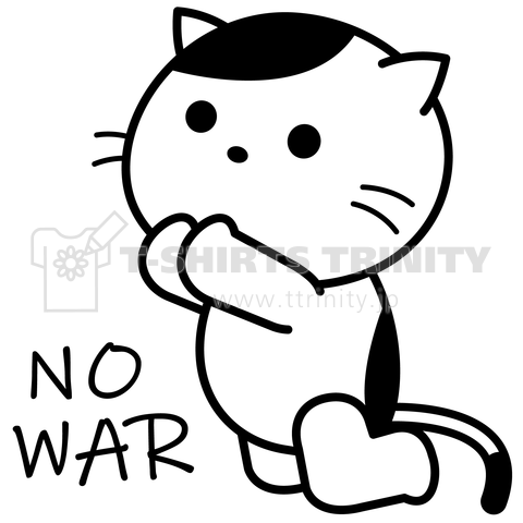 「NO WAR」願い猫