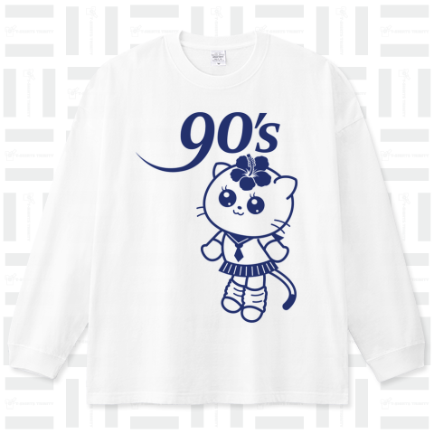 憧れの90’sガール猫(紺色)