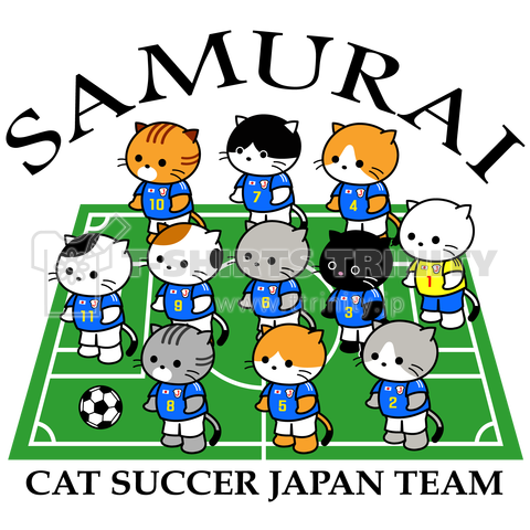 侍猫のサッカーチーム