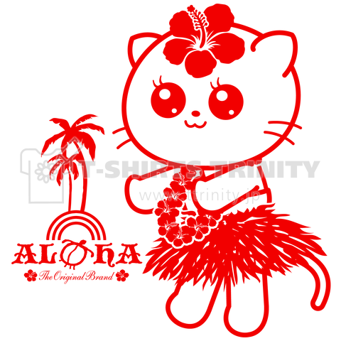 90’sガール猫が憧れのハワイでフラダンス