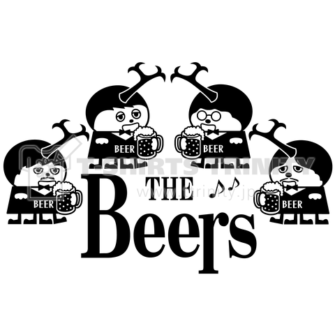 「ザ・ビールズ」ビール飲み仲間のカブトムシ