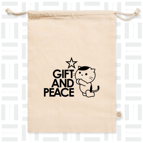 「ギフトandピース」贈り物と平和が欲しい猫