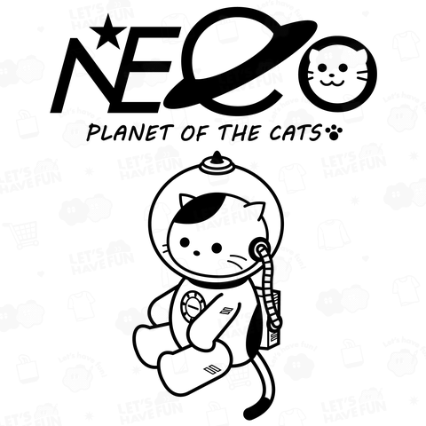 「NECO」猫の惑星を見つけた宇宙猫