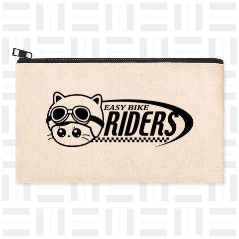 「イージーバイク・ライダース」オートマ限定バイク女子猫ロゴ