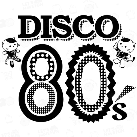 DISCO 80’sのダンス猫