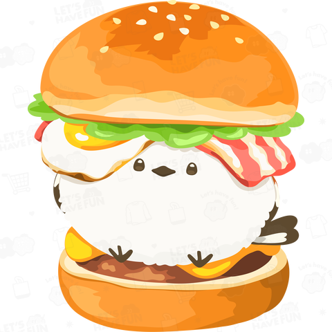 ハンバーガーシマエナガ