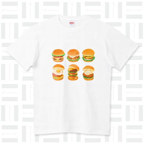 ハンバーガー ハイクオリティーTシャツ(5.6オンス)