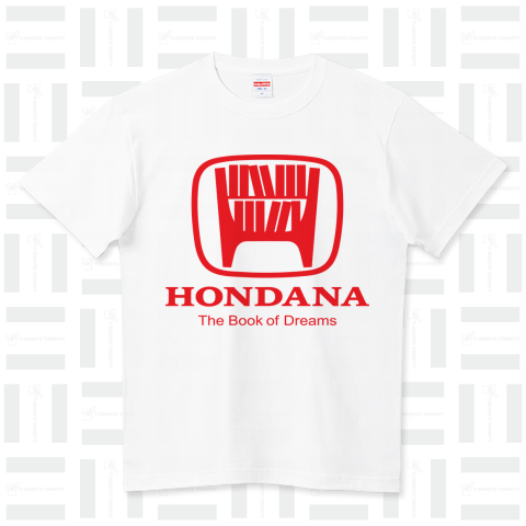 【パロディー】HONDANA(本棚)… ハイクオリティーTシャツ(5.6オンス)