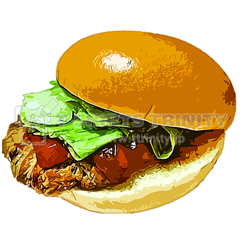 ハンバーガー(サルサソース)