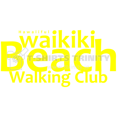 Waikiki Beach Walking Club ビタミンカラー 028