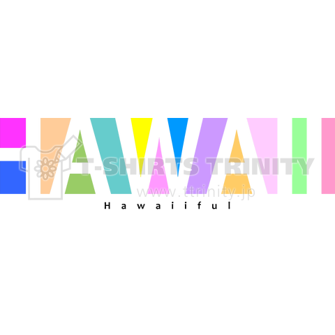 HAWAII カラーロゴ 035