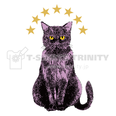 黒猫のヴィヴィ デザインtシャツ通販 Tシャツトリニティ