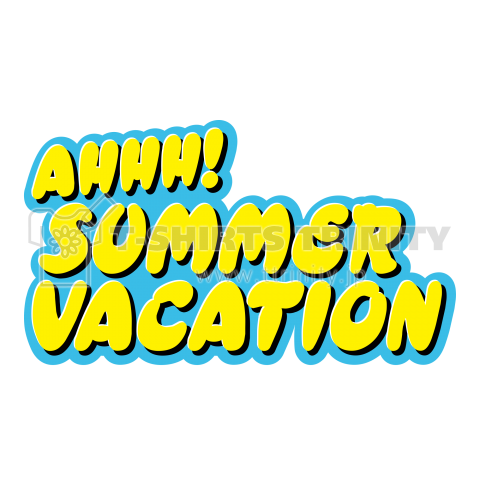 AHHHH! SUMMER VACATION (水色)