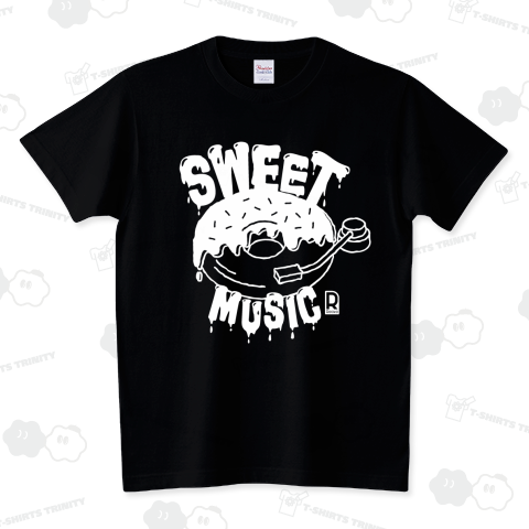 Rocka:SWEET MUSIC (WHITE) スタンダードTシャツ(5.6オンス)