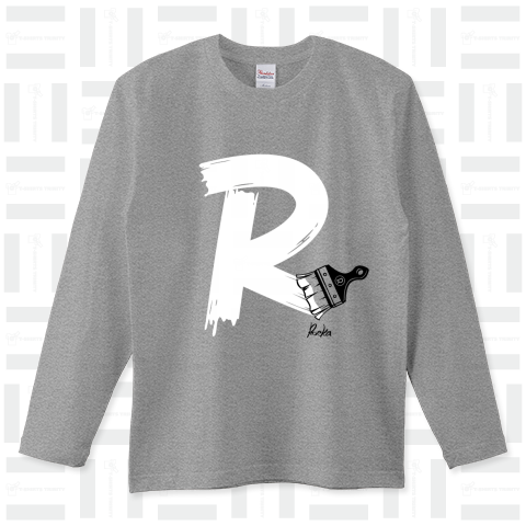 Rocka:INITIAL PAINT "R"(WHITE×BLACK)